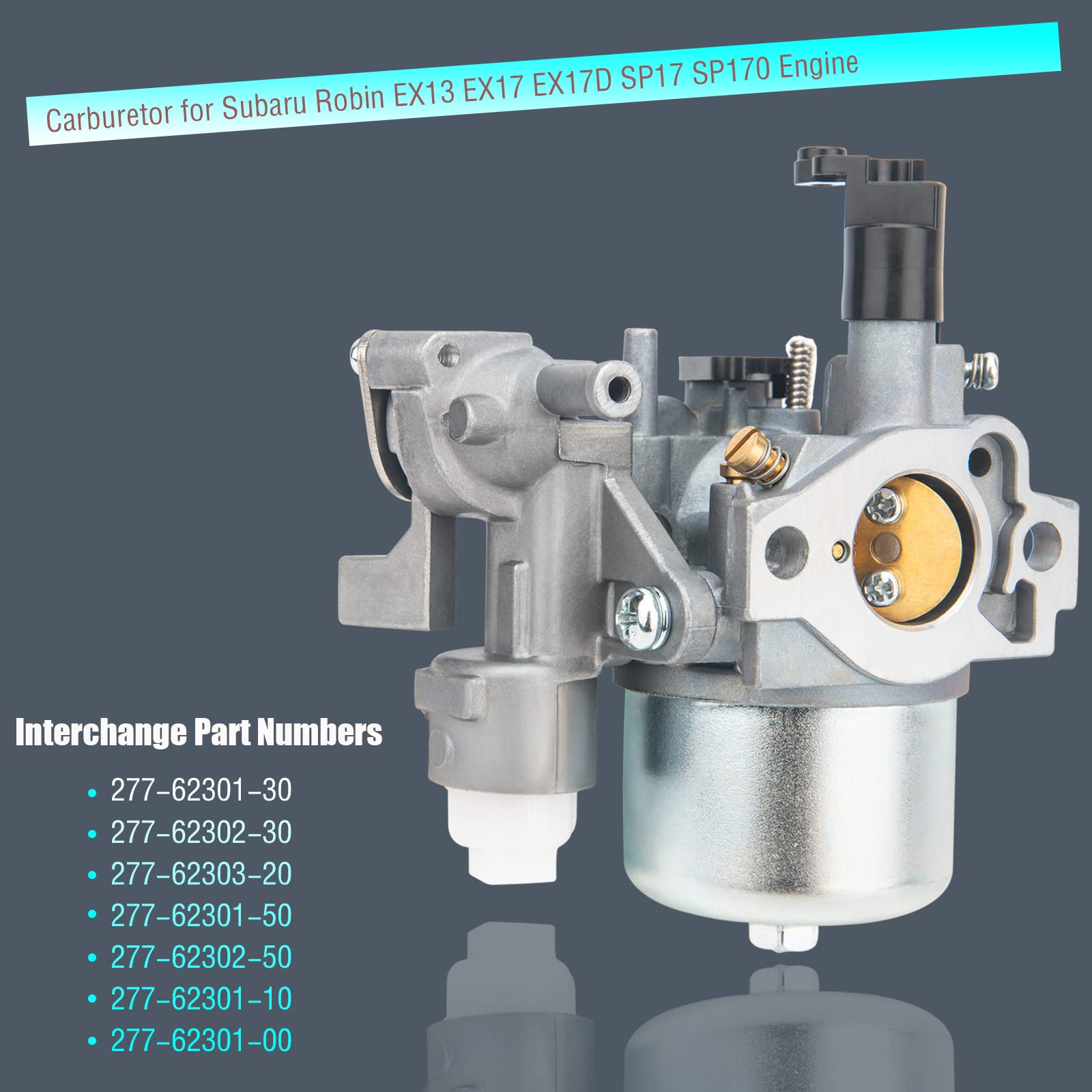 Amazon | TOPEMAI EX17キャブレター スバル ロビン 6.0HP EX17 EX17D